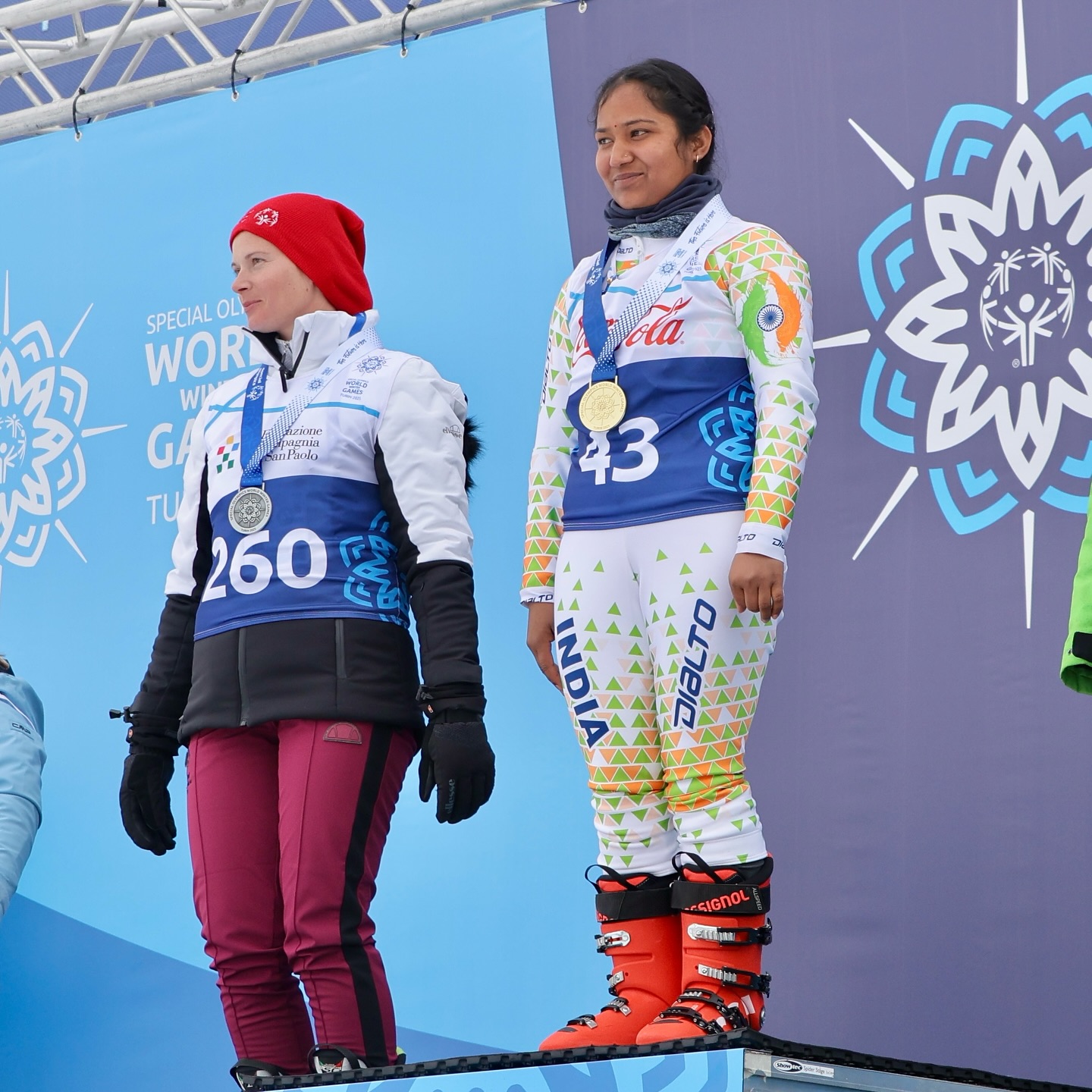 Sahyog team and medalists — Special Olympics World Winter Games, Turin 2025